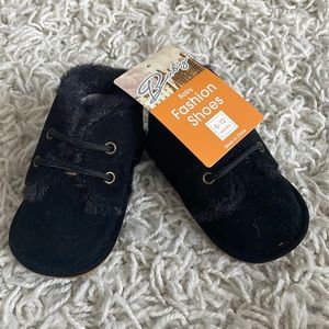 Brand new black suede Baby shoes